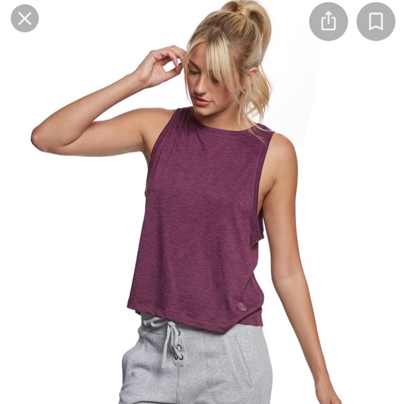 Balance Collection Tops - Miranda Crop Muscle Tee